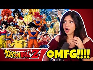 FIRST TIME WATCHING ALL GOKU TRANSFORMATIONS (DRAGON BALL BLIND REACTION)