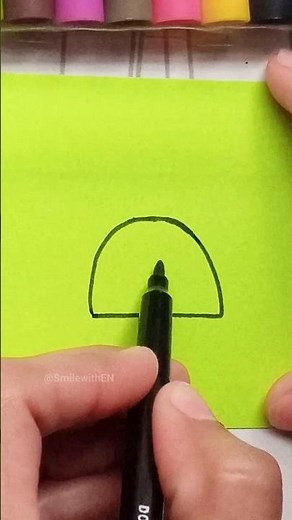 Easy snail drawing 🐌😍 #art #drawing #shorts