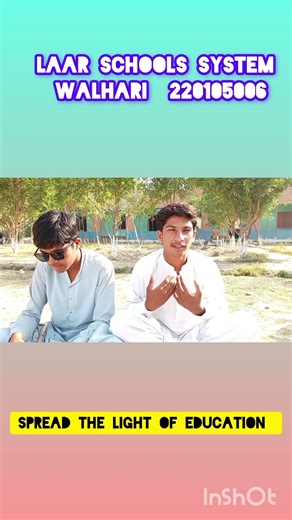 The Blind Boy,the students from class VII performing activity on the blind boy #laar Schools System