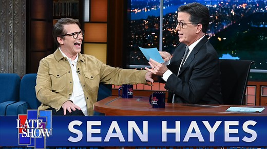 Sean Hayes shares stories about Oscar Levant, the man whose life inspired Sean’s new Broadway play, “Good Night, Oscar.” Previews of the play begin next week and keep an eye out for Sean’s new book, “Time Out,” which comes out in May. | The Late Show with Stephen Colbert