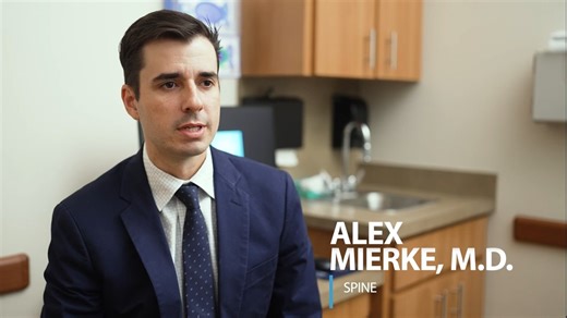 🔹 Meet Dr. Mierke 🔹 Alex Mierke, M.D. is an orthopedic spine surgeon with expertise in treating a variety of spinal disorders, including degenerative conditions, deformity, trauma, and tumors of the spine. 🙌👨‍⚕️ Dr. Mierke aims to provide compassionate comprehensive care while treating patients as he would his own family. His ultimate goal is to restore patients to an active and healthy lifestyle with an excellent quality of life. 💪 ⬇️ Click the link 🔗 in the comment section to learn more 