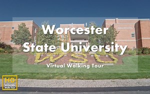伍斯特州立大学 - 校园漫步 - Worcester State University Virtual Walking Tour｜USA