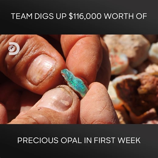 298K views · 6.1K reactions | Mark, John and Paul face hardships as they have to leave their home of 10 years and start mining in a new town, but that doesn't stop them for finding a whopping $116,000 worth of opal in the first week! | Discovery Channel Australia | Facebook