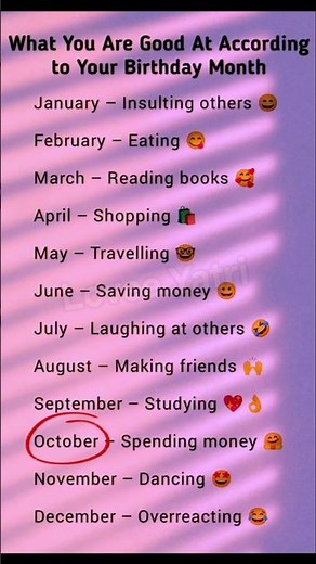 Why is this 100% accurate?😭🎂 Is your birthday month accurate? 👀😂 Which one are you?🕵️‍♂️🤔#BirthMonth