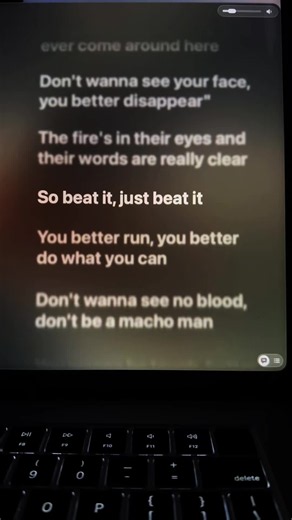 Beat It #michaeljackson #lyrics #applemusic #song #fyp | Beat It By Michael Jackson
