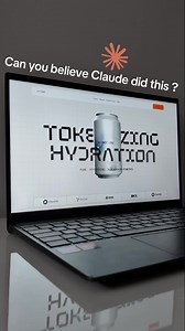 How I build with Claude 👇 Academy in bio 🔗 Three.js renders the floating 3D can letting users orbit the product 360 with cursor drag CSS background-image grid pattern creates that technical blueprint aesthetic in one line zero assets GSAP ScrollTrigger rotates the 3D product as the user scrolls revealing every angle on demand Monospace display font instantly signals technology and blockchain without saying a word Partner logo bar with CSS grid auto-fit keeps every integration evenly spaced on 
