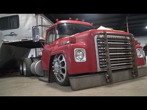 Bagged 1970s International LoadStar Semi Truck Hauler Texas Lone Star Throwdown 2019 Travel Trailer