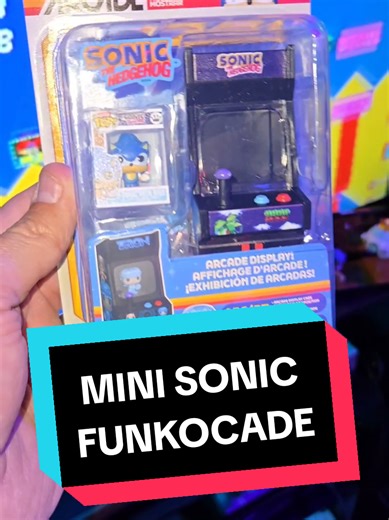New Find at Walmart! Mini Sonic Arcade and Funko Pop!