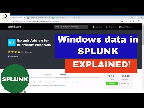 Splunk add on for MS windows | Getting Windows data into splunk
