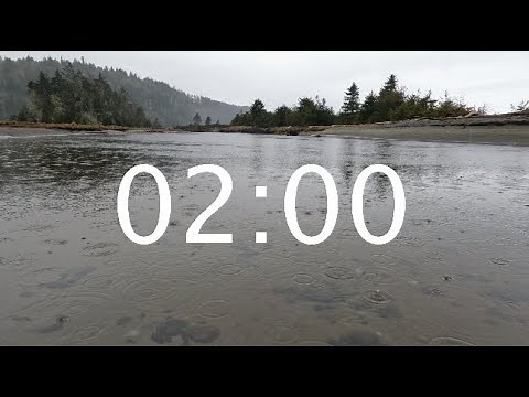 2 Minute Timer - Raindrop Timer with Music for Classroom