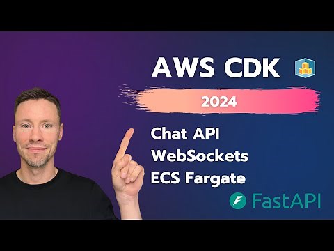AWS CDK 2024: Chat API with FastAPI and WebSockets, ECS Fargate, ALB, RDS, Cognito