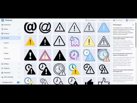 🚀Printcart Online Design Tool - Print Area Setup & Rich Template Library