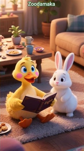 OMG!Duck Study Time Turns Into Picture Counting.#ai#duck#rabbit#trending#shorts#ytshorts
