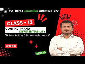 Class 12 Maths Chapter 5 Part 3 | Continuity & Differentiability | Important Questions