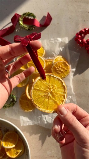 2.9K views · 71 reactions | Dried Sliced Oranges are perfect for holiday decorations or cocktail garnishes! Grab the recipe and directions at the link in comments below or search “dried sliced oranges” at www.thisjess.com #driedoranges #orangeslices #HolidayDecorations #holidayrecipe #driedfruit #cocktailgarnish | thisjess.cooks | Facebook