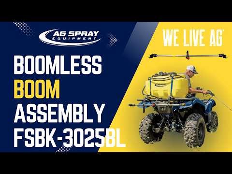 Ag Spray - 3-Nozzle Boomless Boom (30’ Coverage) | Assembly & Setup Guide (FSBK-3025BL - 5301289)