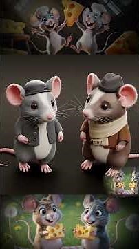 Two Dancing Mice | Fun Cartoon Dance Song for Kids | Nursery and play school #cartoon #nurseryrhymes