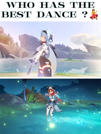 Best dancer? Nilou or Eula🌸 [simple edit] Game- Genshin Impact /Genshin dancing edit #fypシ #genshin
