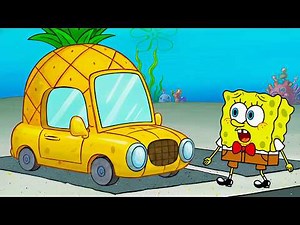 SpongeBob's NEW Pineapple Car Funny Animation!