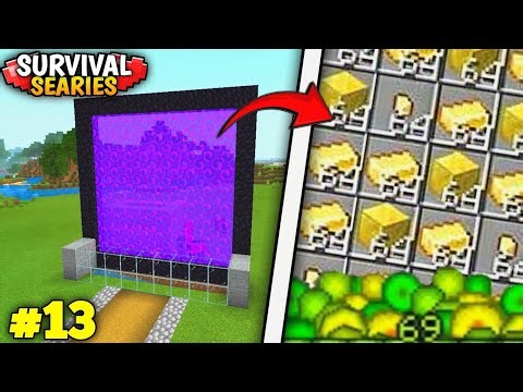 I Built The BEST GOLD FARM In Minecraft Survival | #13