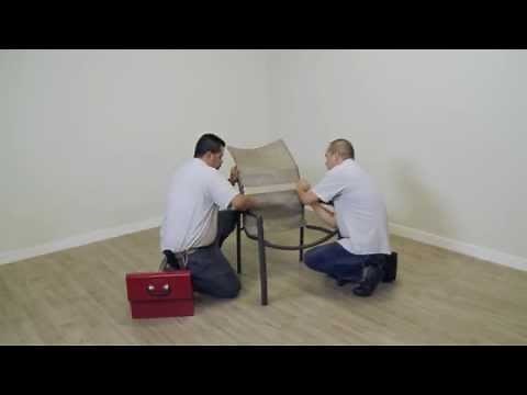 Tropitone How To - Replace a Relaxed Sling (Dining Chair)