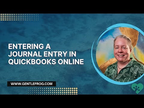 Entering a Journal Entry in QuickBooks Online