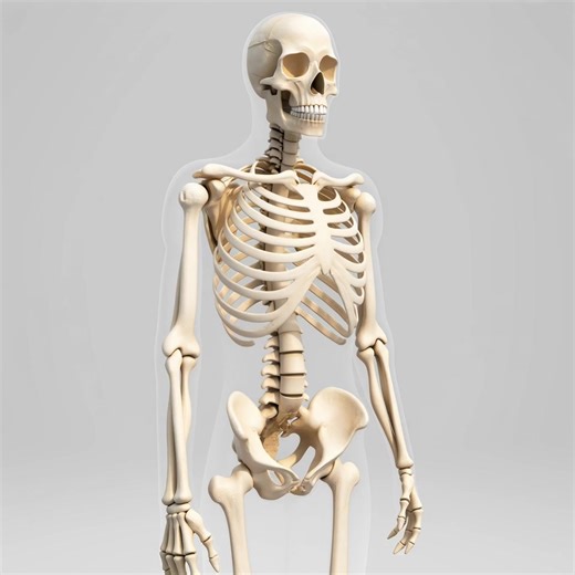 360 degree view of the human skeleton. #skeleton #bones #biology #medstudent #biology