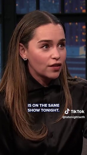 Emilia Clarke's Hilarious Moment on Late Night Show