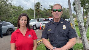 Police Chief Eric Gandy and City Manager Jennifer Poirrier provide an update on restored access to Island Estates and continued closure of Clearwater Beach. | Clearwater Police Department