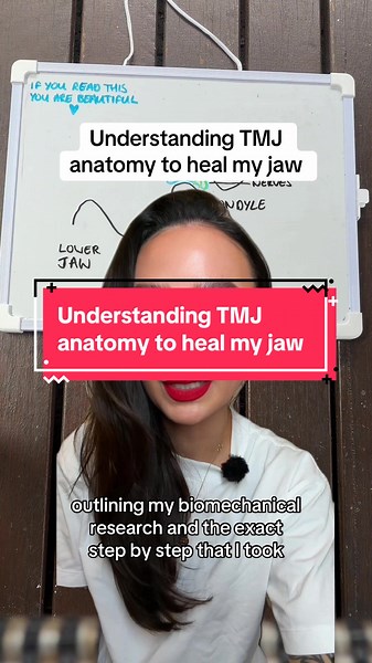 Understanding TMJ anatomy to heal my jaw. I had severe TMJ dysfunction where I had: swelling tinnitus, ear muffling, deviation, click and popping, nerve pain, neck & back pain to name some of my main symptoms! After standard treatments failed I learned about jaw biomechanics which changed everything and I have seen this help others lost in their TMJ journey. This isn’t medical advice. Please ensure you seek professional help when needed.