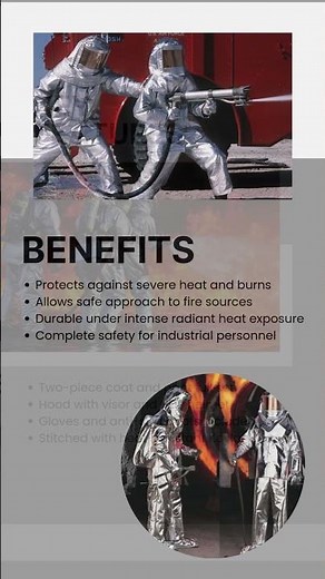 Signature Fire Proximity Suit - Durable suit for high-temperature safety | DSZ | #youtubeshort