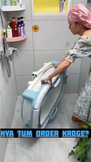 Foldable Bathtub Review 🛁 | Small Bathroom Luxury Bath Tub for Home Spa 2026 #youtubeshorts