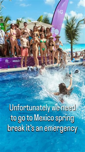 Tag your emergency crew  #springbreak #mexicospringbreak #cancunspringbreak #springbreaktravel | StudentCity | Facebook
