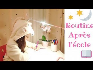 BACK TO SCHOOL Routine du soir après l'école // KIARA'S TOYS 🌷