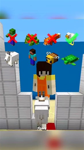 Baby Zombie Join Squid Game In Minecraft #minecraft #shorts