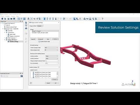 Strain-life Fatigue with Altair SimSolid