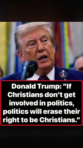 Donald Trump: "If Christians Don't Get Involved in Politics..." | Major Statement