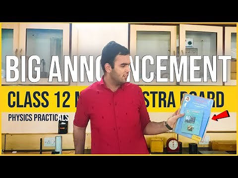 Big Announcement | Class 12 Physics Practical's | Lab Tour | HSC Maharahstra State Board |