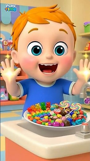Kids Learn To Wash Hands Before Eat 🧼👐 Baby Cartoon and Kids song #shorts #kidssongs #nurseryrhymes