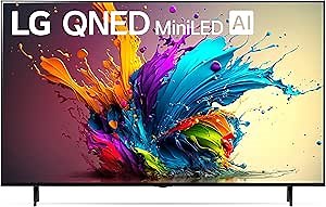 LG 65-Inch Class QNED90T Series Mini LED Smart TV 4K Processor Flat Screen with Magic Remote AI-Powered with Alexa Built-in (65QNED90TUA, 2024)