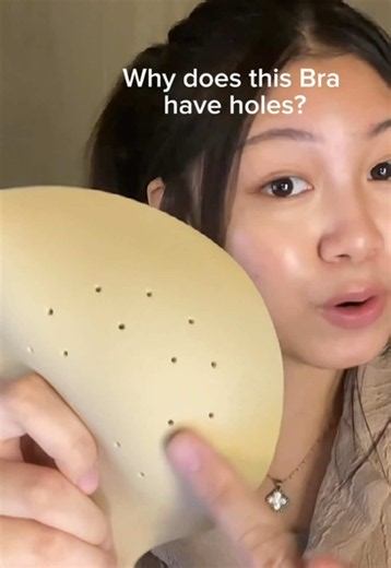 Not a design but a very useful fearure! Ventilation holes are added for the Breathable Bosom Cake! No more sweat build up on your push-up bra #BreathableBosomCake #HirayaPilipina