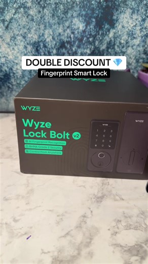 Wyze Fingerprint Smart Door Lock Dead-Bolt #wyze #smartlock #homesecurity #tiktokshopcreatorpicks #tiktokshopnewyear