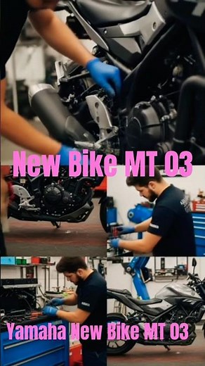 2025 Yamaha MT 03 |Yamaha MT#shorts #technician #yamaha #newbike#mt03 #mt15 #yamaha