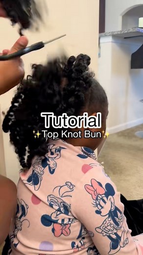 828K views · 8.7K reactions | Top Knot Bun Tutorial ✨﫶 #hairtransformation #topknotbun #blackgirlhairstyle #kidshairstyles #hairinspo | Mira Shateria | Facebook