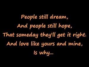 Rascal Flatts: "They Try" ~Lyrics