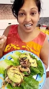 34K views · 879 reactions | Quick & tasty, Burgers with caramelized mushrooms, onion and avocado on Lettuce. How was your day? Ours was full of work and garden chore. Have a lovely night my family. | Sandy's Backyard Kitchen/Garden | Facebook