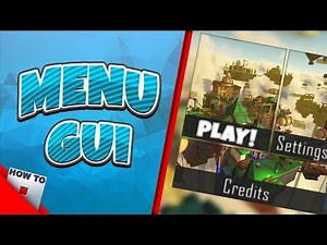 How To Make A Menu Gui | HowToRoblox