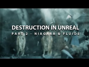 Unreal Engine 5 - Destruction Part 2 (Chaos niagara & fluid setup)
