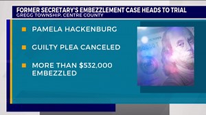 Township embezzlement case heads to trial after former secretary's plea deal canceled