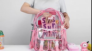 HTWO Backpacks For Girls Passed CPSC Kids Backpack Cartoon Bookbag Suitable For 6-8 Years Old With Pendant (Purple)